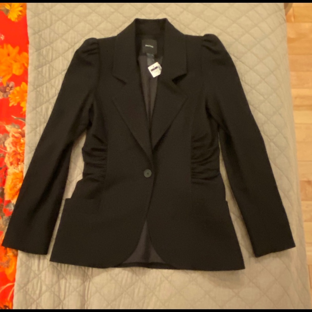 ❌SOLD❌NWT - Smythe - Rusched Blazer Size 8 - Picture 6 of 11